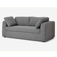 3 Seater Sofa Bed, Steel Boucle