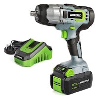 WORKPRO Cordless Impact Wrench Lightweight 20V/18V, 4.0Ah Li-ion Battery