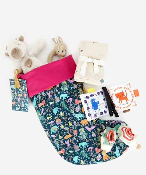 Liberty, Christmas Pre-Filled Baby Stocking, £85