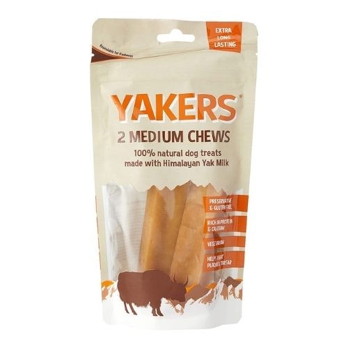 Yakers Dog Chew Medium 2 pack