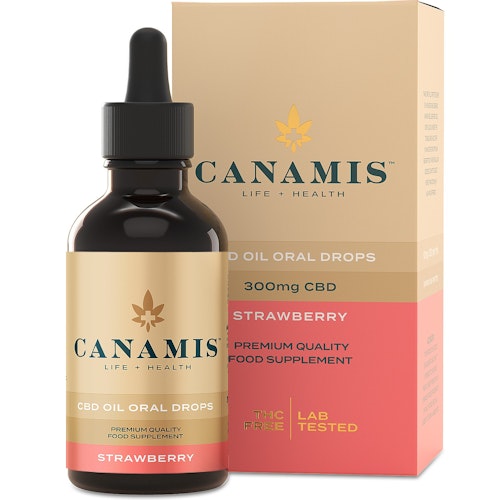 Broad Spectrum CBD Oral Drops Strawberry Flavour - 30ml