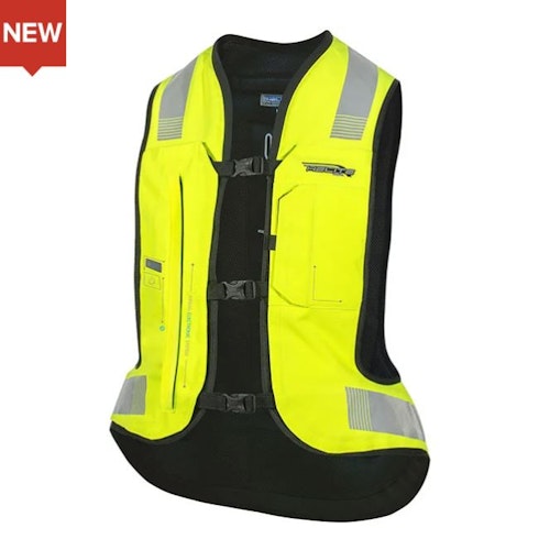 Helite E-Turtle Electronic Inflatable Vest - Hi-Vis
