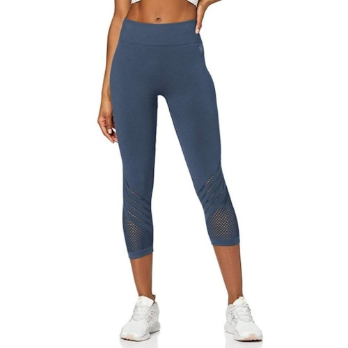 AURIQUE Women's Seamless Cropped Sports Leggings