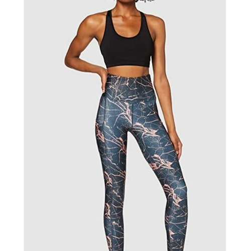AURIQUE Women's High Waisted Printed Sports Leggings