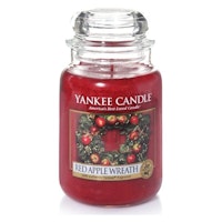 Yankee Candle Large Jar Scented Candle, Red Apple Wreath