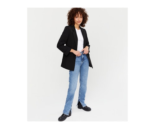 Pocket Oversized Blazer in Black