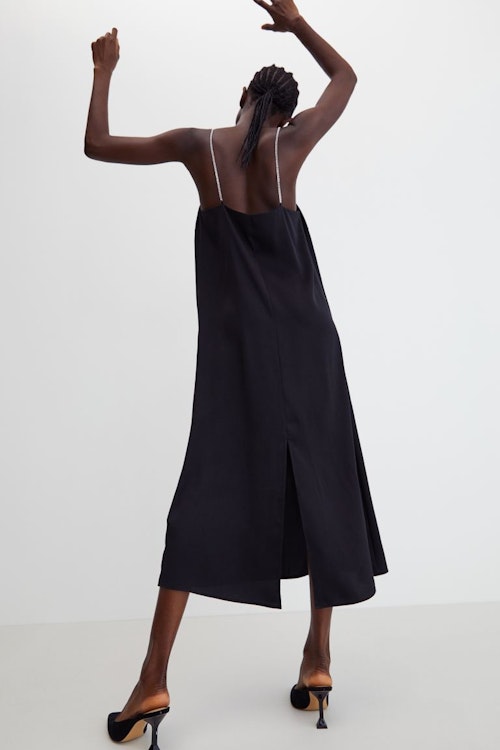 H&M, Rhinestone Strap Dress, £19.99