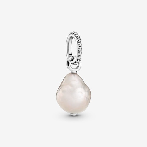 Pandora Freshwater Cultured Baroque Pearl Pendant