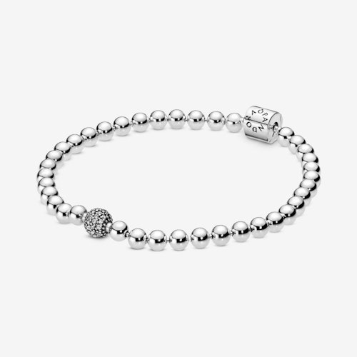 Beads & Pavu00e9 Bracelet