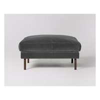 Swoon Munich Stylish Granite Easy Velvet Footstool Ottoman Footrest