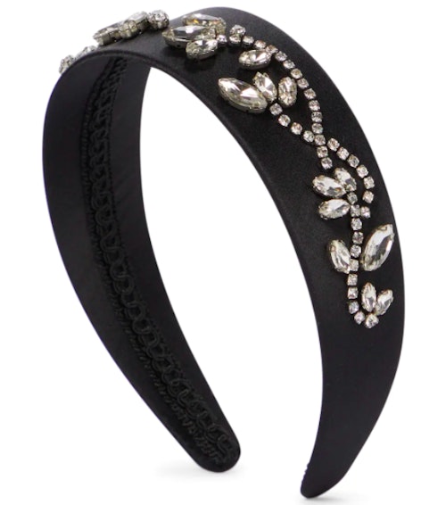 Erdem, Embellished Satin Headband, £225 at MyTheresa