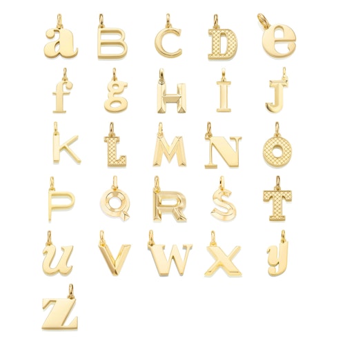 Monica Vinader, The Alphabet Collection, £95