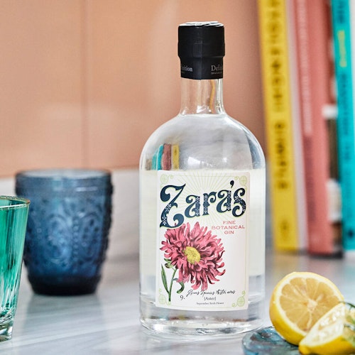Not On The High Street, Personalised Premium Crafted Birth Flower Alcohol Oh So Cherished, £48.95