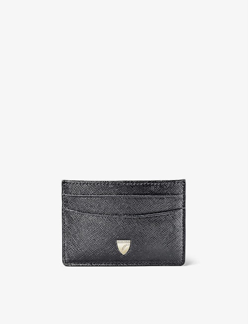 Aspinal of London Logo-embossed Leather Cardholder