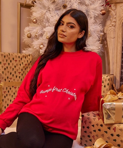 Bumps First Christmas Maternity Jumper