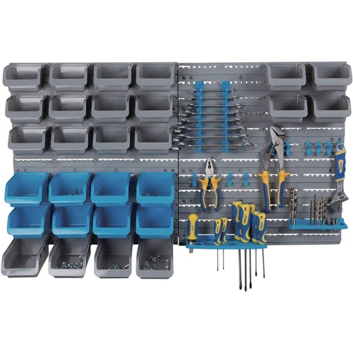 Wall Mountable Tools, Screws & Bits Organiser