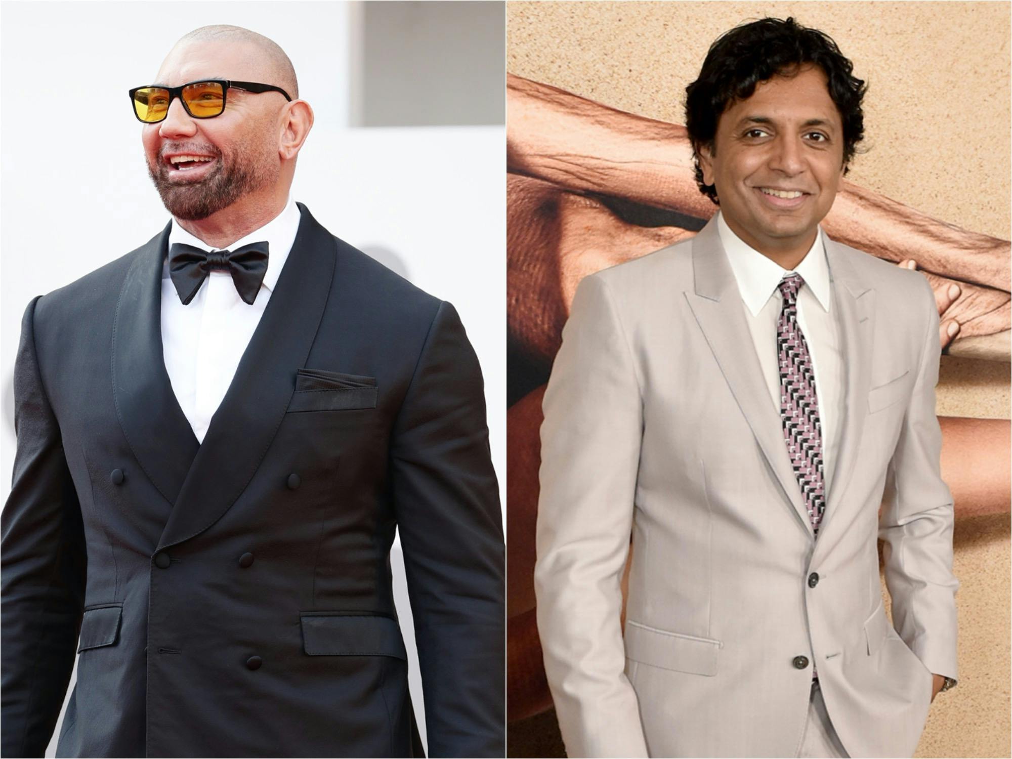 Dave Bautista, M Night Shyamalan