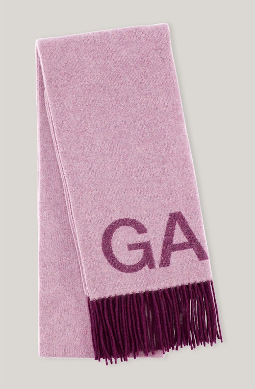 Ganni, Recycled Wool Fringe Scarf, £115