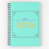 Downton Abbey Quote Spiral Notebook