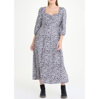 Floral Sweetheart Midi Dress