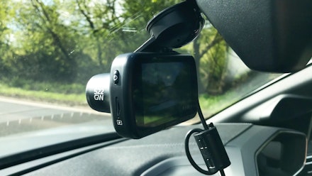 Nextbase 522GW mounted on car windscreen Nextbase 522GW mounted on car windscreen