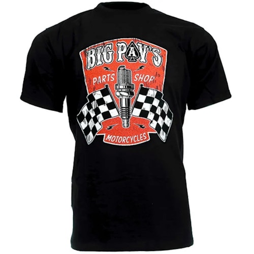 Big Pavu2019s Parts Shop T-shirt