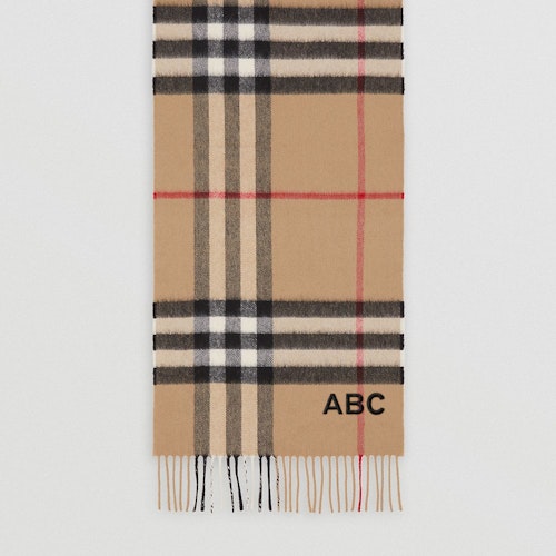 Burberry, The Classic Check Cashmere Scarf, £370