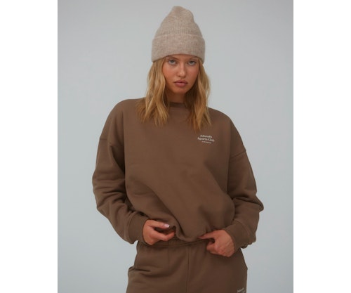 Oversized Sweatshirt - Truffle Brown