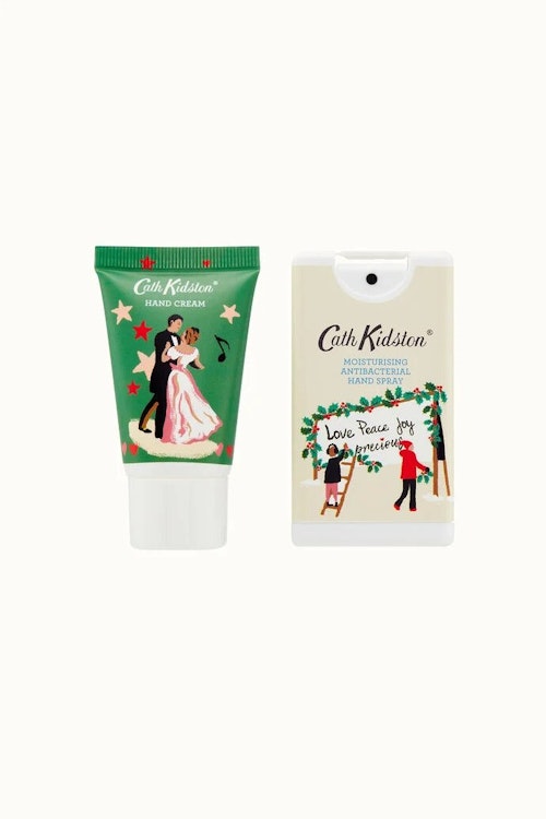 Cath Kidson, Shine Bright Red Berry & Cedar Hand Sanitiser/Cream Gift Set, WAS £14 NOW £11