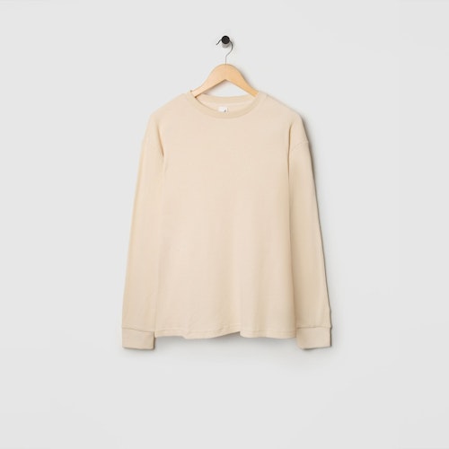 M.C. Overalls, Waffle Jersey T-Shirt Oatmeal, WAS £35 NOW £26.25
