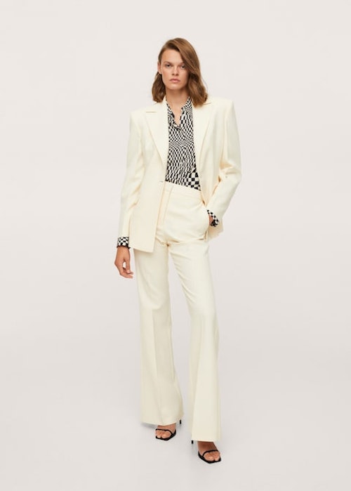 Mango, Patterned suit blazer, WAS £119.99 NOW £79.99