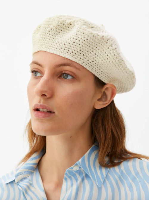 Crochet Beret, WAS £35 NOW £18