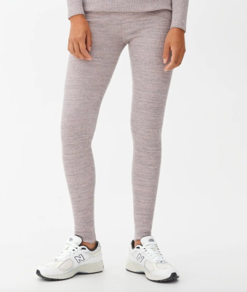 Fine-Knitted Mouline Leggings, WAS £55 NOW £33