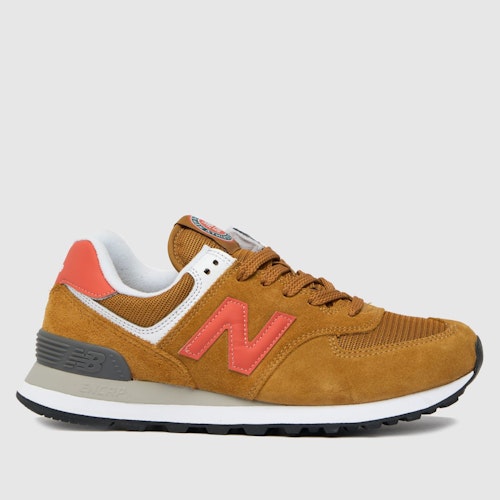 New Balance, Tan 574 Trainers, WAS £75 NOW £51.99 at Schuh