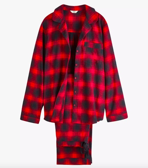 Hush, Charlie Checked Brushed Cotton Pyjama Set, NOW £48