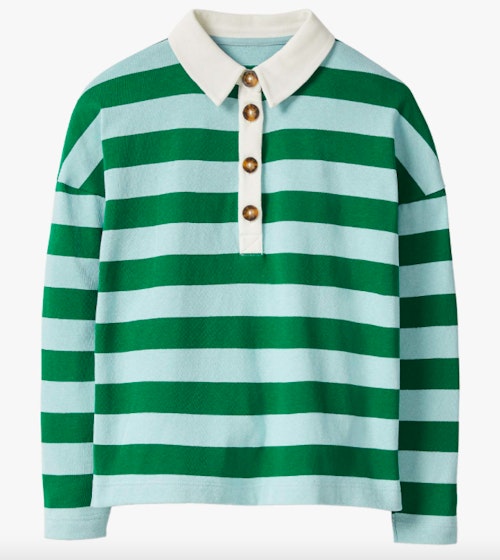 Boden, Philippa Striped Rugby Top, WAS £60 NOW £30