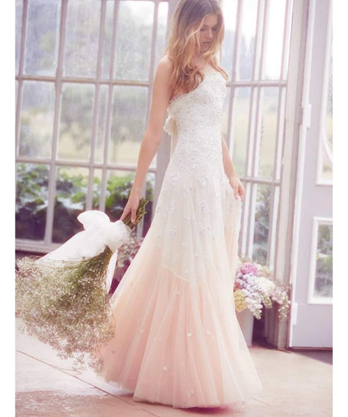 Pearl Rose Cami Bridal Gown
