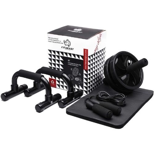 3-in-1 Ab Abdominal Exercise Roller Set