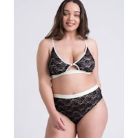 Lovehoney Mindful Black Lace Bra Set