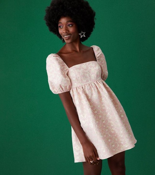New Look, Too Cute Tall Pink Floral Mini Dress, WAS £32.99 NOW £26