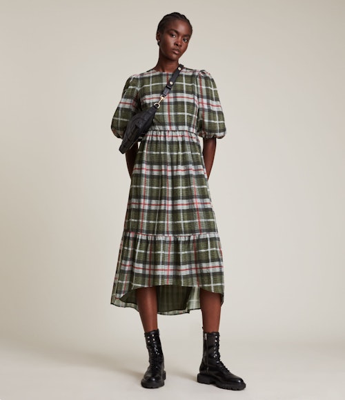 All Saints, Sadie Check Dress, WAS £119 NOW £95.20