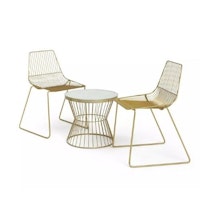 Habitat Huxley 2 Seater Metal Bistro Set