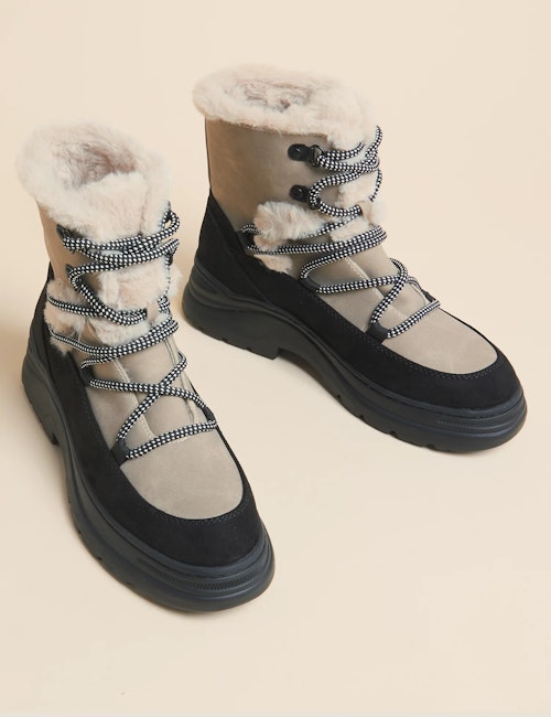 Water Repellent Chunky Winter Boots
