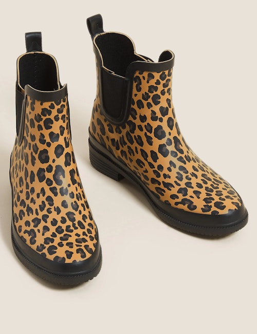 Leopard Print Wellies