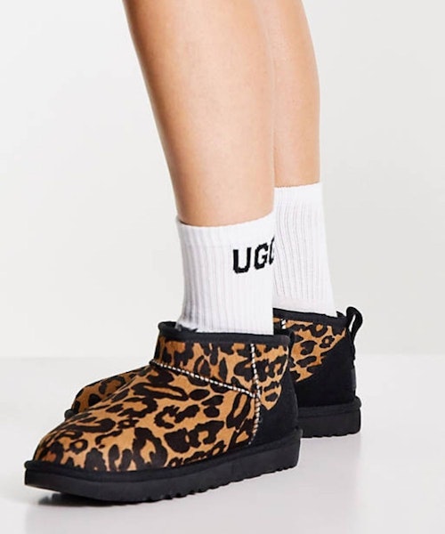 UGG Classic Ultra Mini Panther Ankle Boots