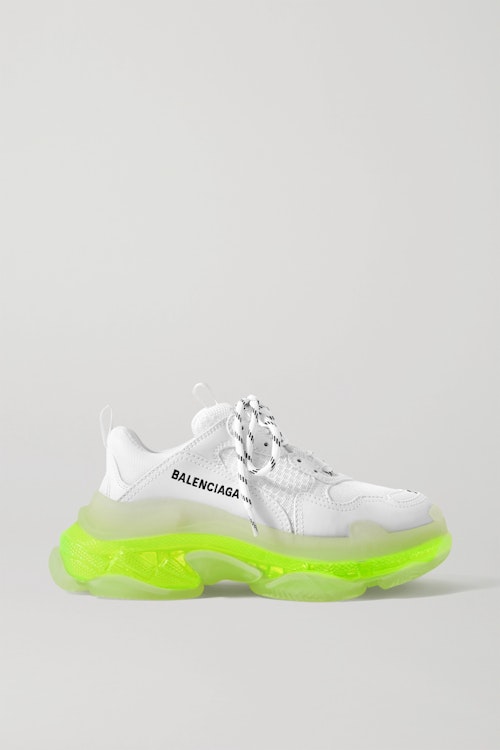 Balenciaga, Triple S Clear Sole Leather Sneakers, WAS £795 NOW £556.50