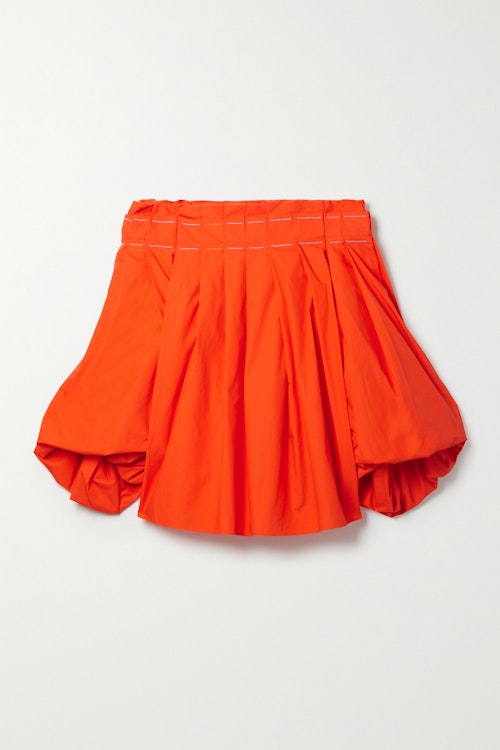 Roksanda, Off The Shoulder Pleated Cotton Poplin Top, WAS £995 NOW £398