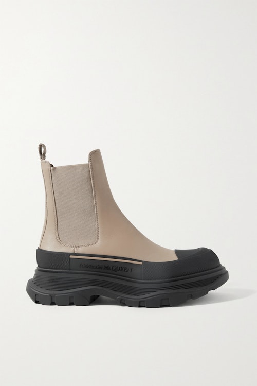 Alexander McQueen, Exaggerated Sole Chelsea Boots, WAS £590 NOW £354
