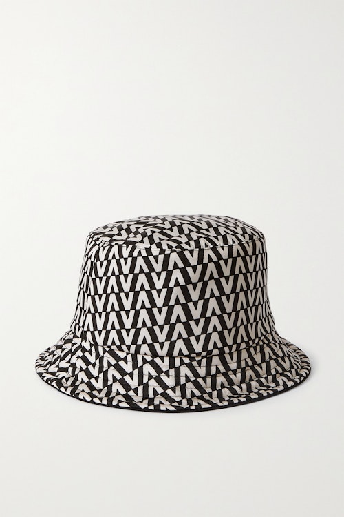 Valentino Garavani, Reversible Printed Twill Bucket Hat, WAS £370 NOW £185