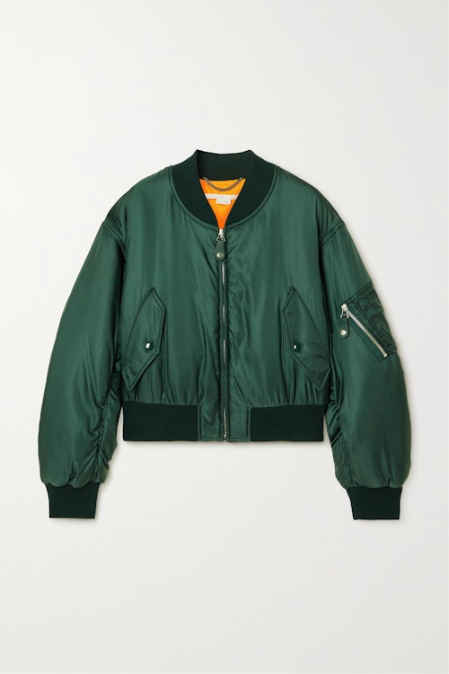 Stella McCartney, Cropped Bomber Jacket, WAS £1,050 NOW £630
